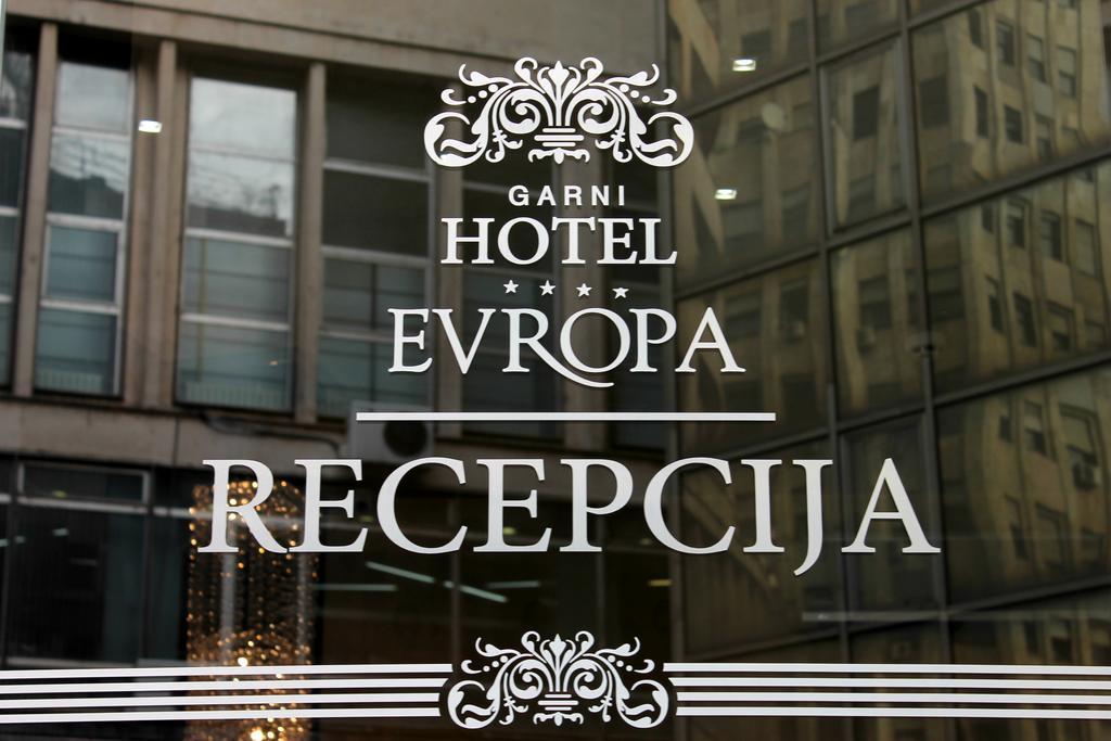 Hotel Evropa Belgrado Exterior foto
